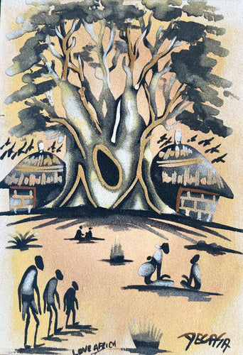 Sand Art Piece - The Ancient Tree