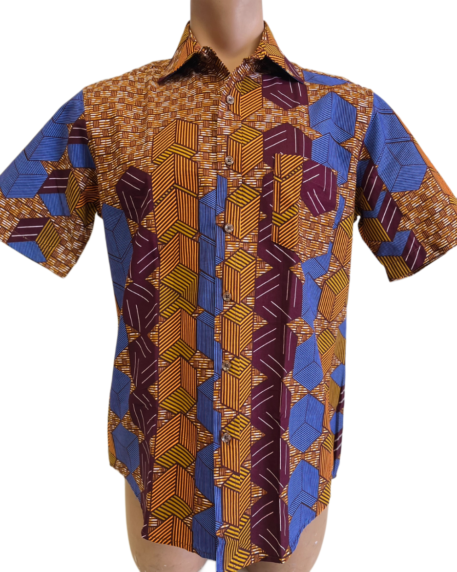 Men’s African Print Button Shirt Men’s African Print Button Shirt