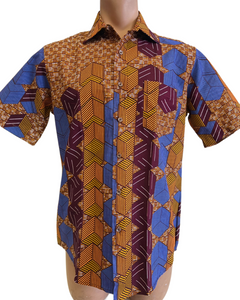 Men’s African Print Button Shirt