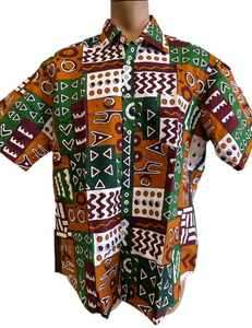 Men’s African Print Button Shirt