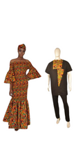 Fishtail & Matching Men's Set - Kente Cloth