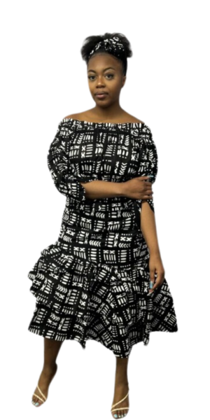 Tiered Skirt & Ruffle Top Set Modcloth (Black) Tiered Skirt & Ruffle Top Set Modcloth (Black)