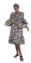 Off-Shoulder Fit & Flare Dress Ghana