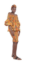 Smoking Top & Skirt African Paisley