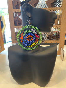 Africa Abstract Pattern Earrings