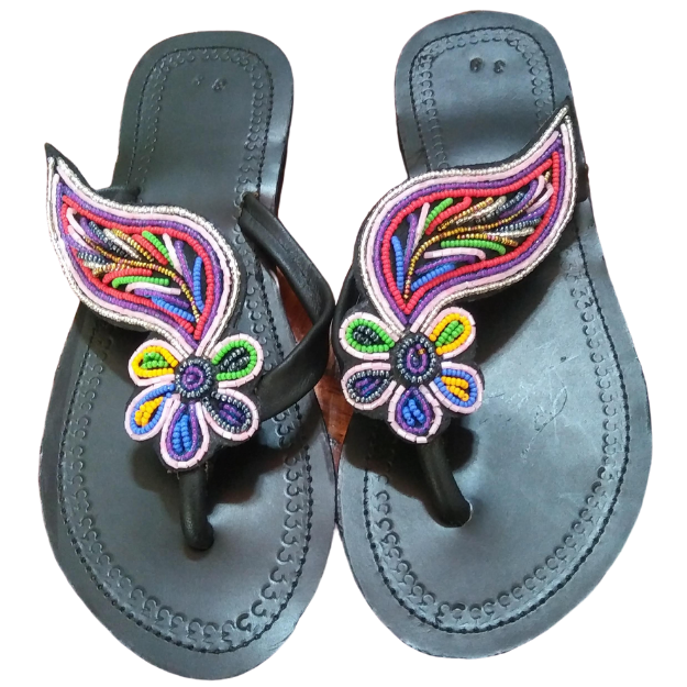 Buy ON SALE African Sandals Leather Sandal Flat Sandals Women Fashion Women Shoe  Kenyan Sandals Beaded Sandal Handmade Sandals for Women Online in India -  Etsy