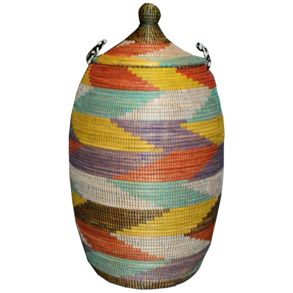 Hamper/Storage Basket - Multicolored