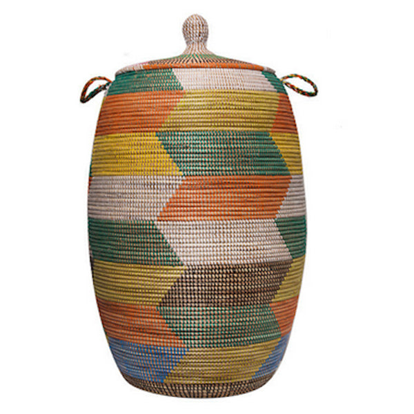 Hamper/Storage Basket - Multicolored Fall