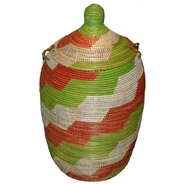 Hamper/Storage Basket - Red & Green